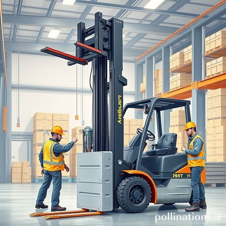 Hướng Dẫn Chi Tiết Tháo Lắp Cấu Trúc Mast Xe Nâng và Bảo Trì Pin Lithium