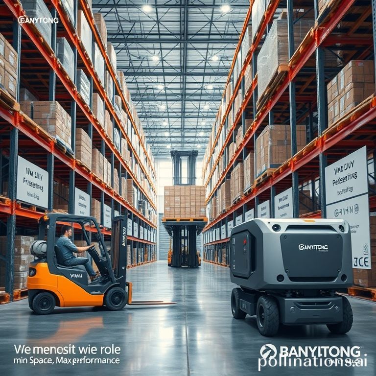 Giải pháp tối ưu không gian và hiệu suất cao cho vận chuyển vật liệu: VNA, Xe nâng trọng tải lớn, AGV Body từ BANYITONG