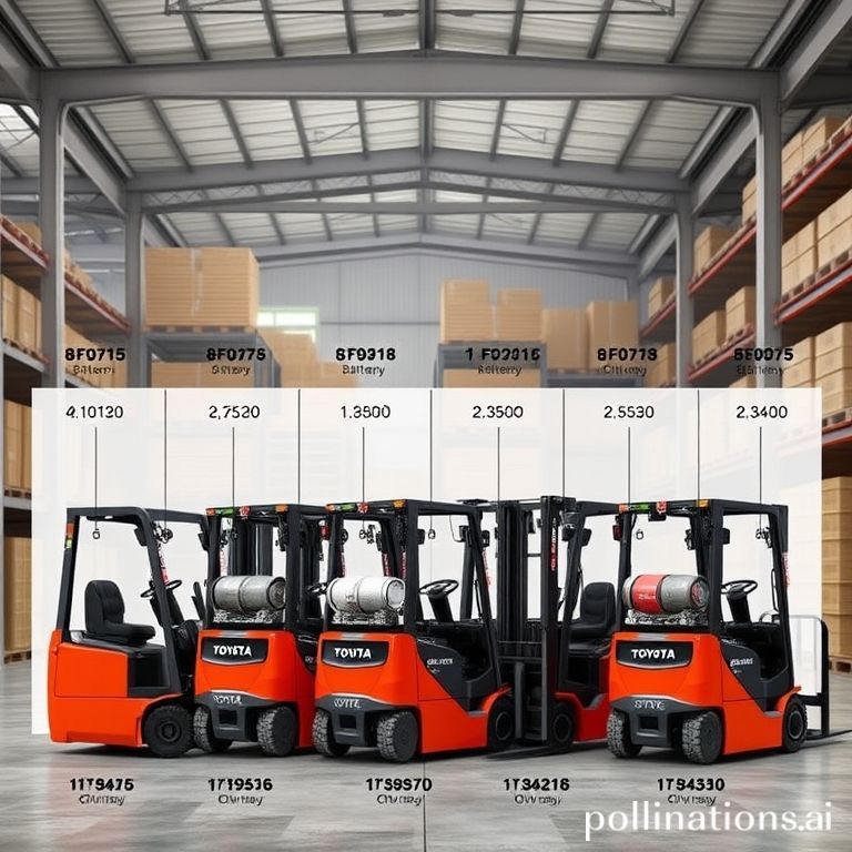 Phân Tích Chi Tiết Các Model Xe Nâng Toyota 8FBN: Thông Số Kỹ Thuật, Hiệu Năng Và Ứng Dụng Thực Tế